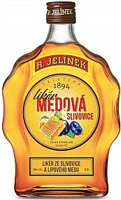 R.Jelínek Medová Slivovice Likér 35% 0,7 l (holá láhev)