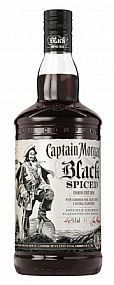 RON CAPTAIN MORGAN BLACK SPICED 40% 1L (holá láhev)