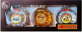 R. Jelínek Slivovice, Bohemia Honey a Hruškovice 3 x 0,2 l (set)